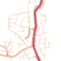 Daytime road noise heatmap for CO2 8LX