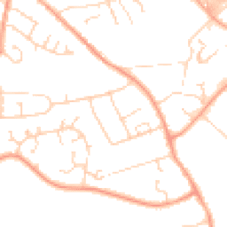 Daytime road noise heatmap for CO2 8TQ