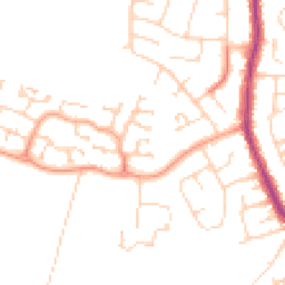 Daytime road noise heatmap for CO2 8WN