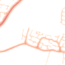 Daytime road noise heatmap for CO2 9GQ