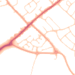 Daytime road noise heatmap for CO2 9RG