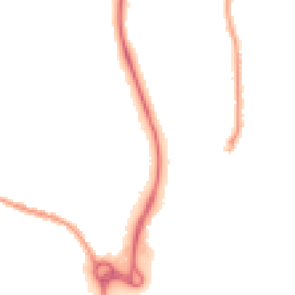Night-time road noise heatmap for CO4 5GS