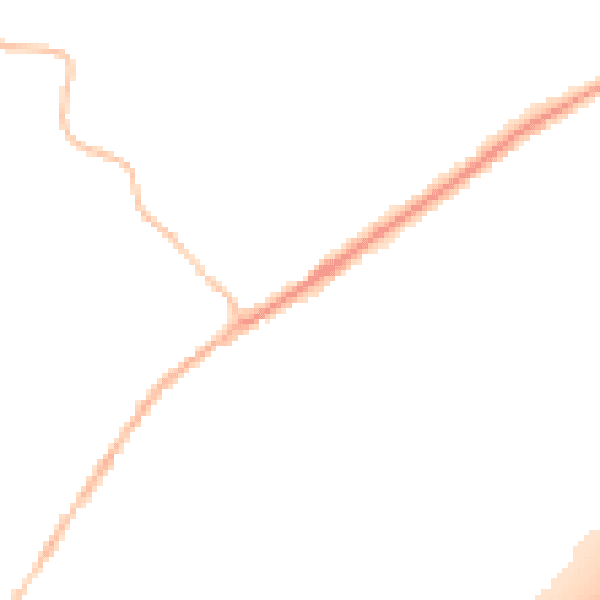 Night-time road noise heatmap for CO5 9ND