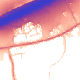 Daytime road noise heatmap for CO6 1BJ