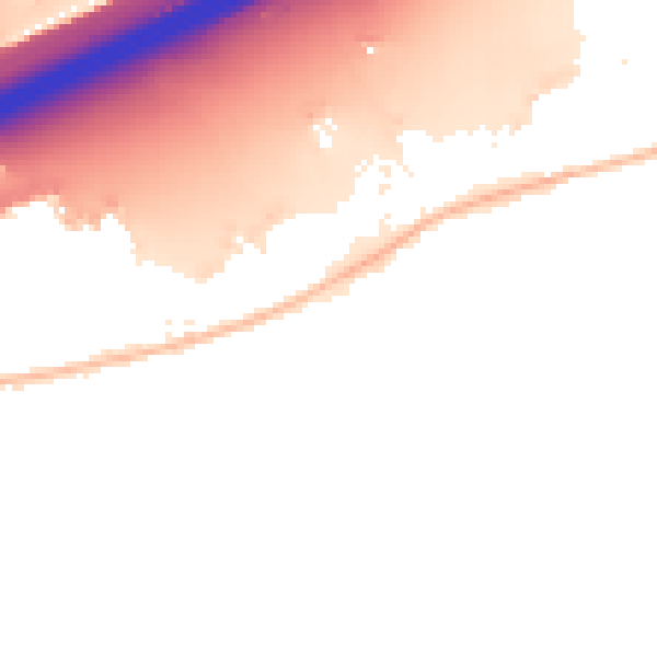 Night-time road noise heatmap for CO6 1BN