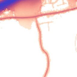 Daytime road noise heatmap for CO6 1BU