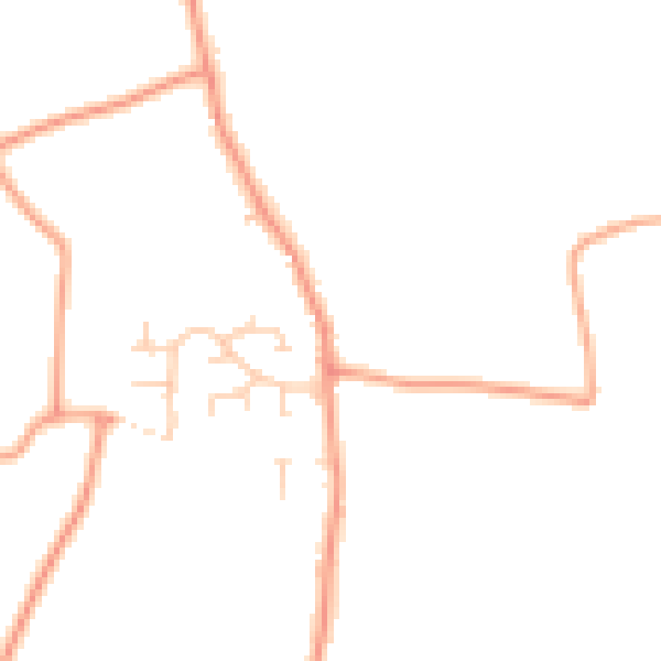 Daytime road noise heatmap for CO6 1JN