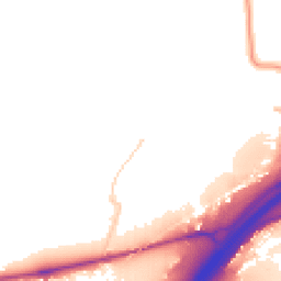 Daytime road noise heatmap for CO6 1LN