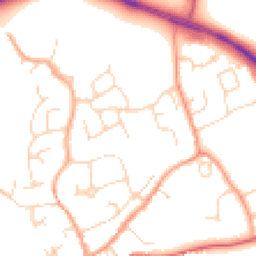 Daytime road noise heatmap for CO6 1QE