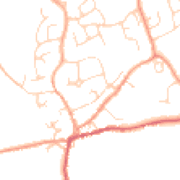 Daytime road noise heatmap for CO6 1QU