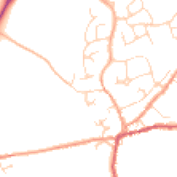 Daytime road noise heatmap for CO6 1UL