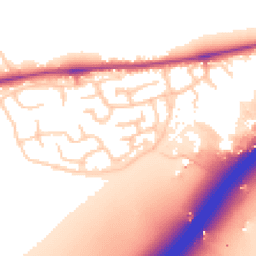 Daytime road noise heatmap for CO6 1XE