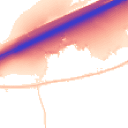 Night-time road noise heatmap for CO6 1YN