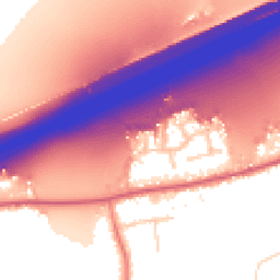 Daytime road noise heatmap for CO6 1YT