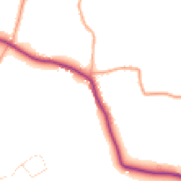 Daytime road noise heatmap for CO6 2AB