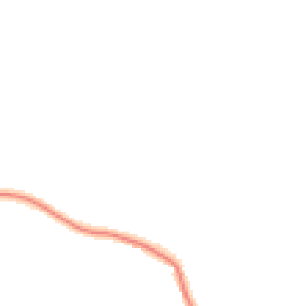 Night-time road noise heatmap for CO6 2DP