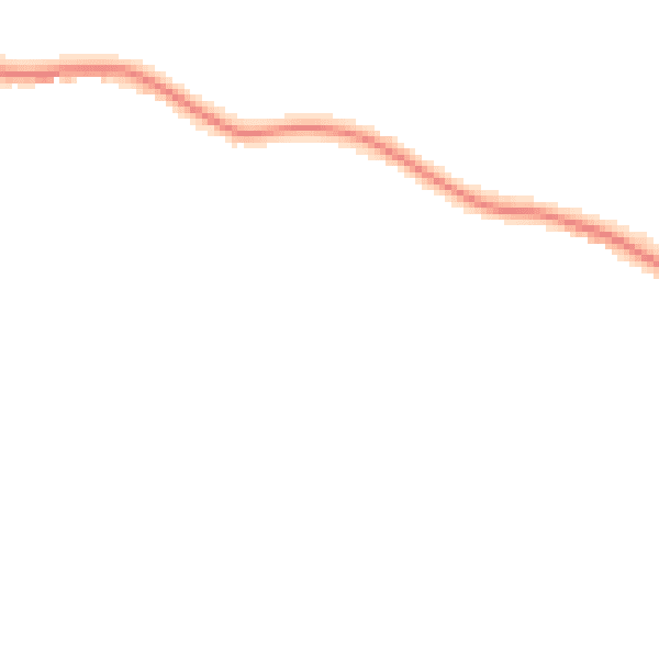 Night-time road noise heatmap for CO6 2DU