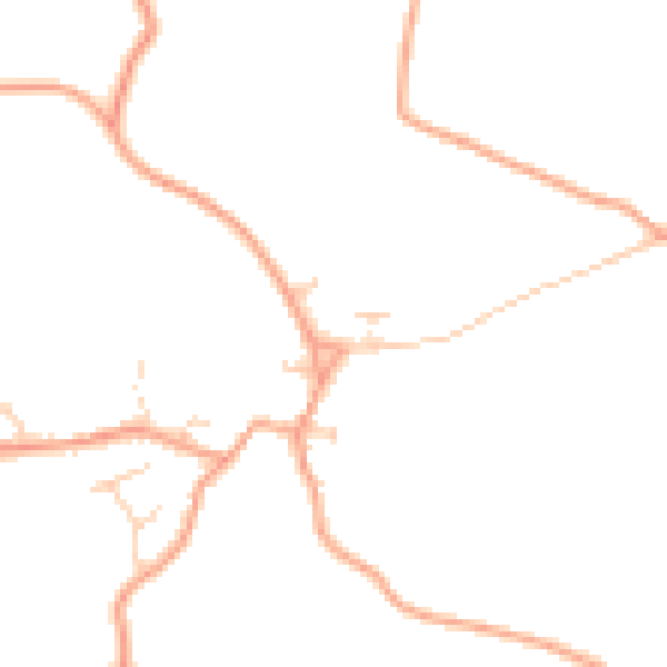 Daytime road noise heatmap for CO6 2EZ