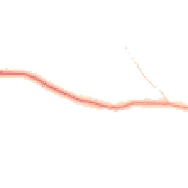 Night-time road noise heatmap for CO6 2ND