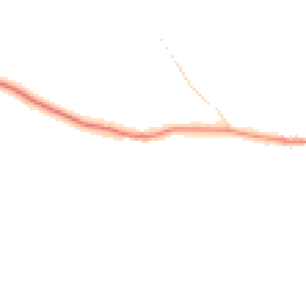 Night-time road noise heatmap for CO6 2NT