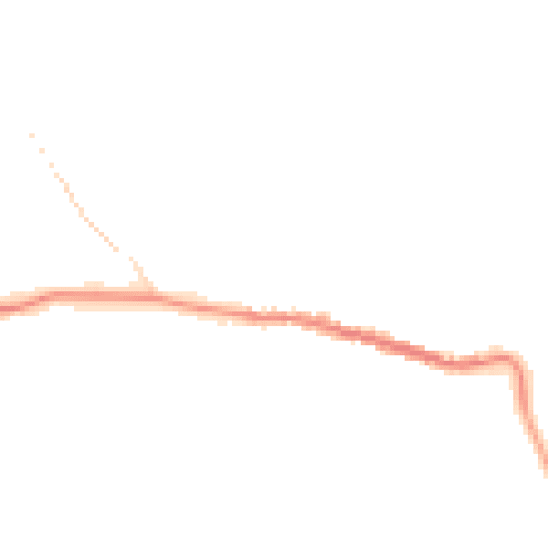 Night-time road noise heatmap for CO6 2RZ