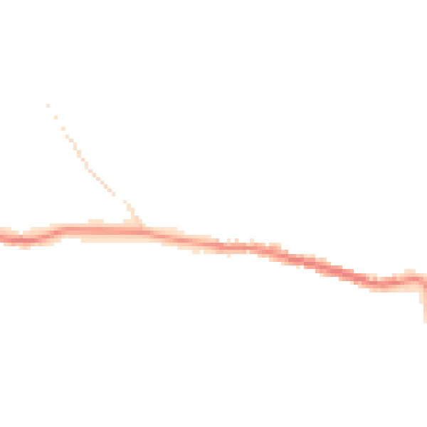 Night-time road noise heatmap for CO6 2SG