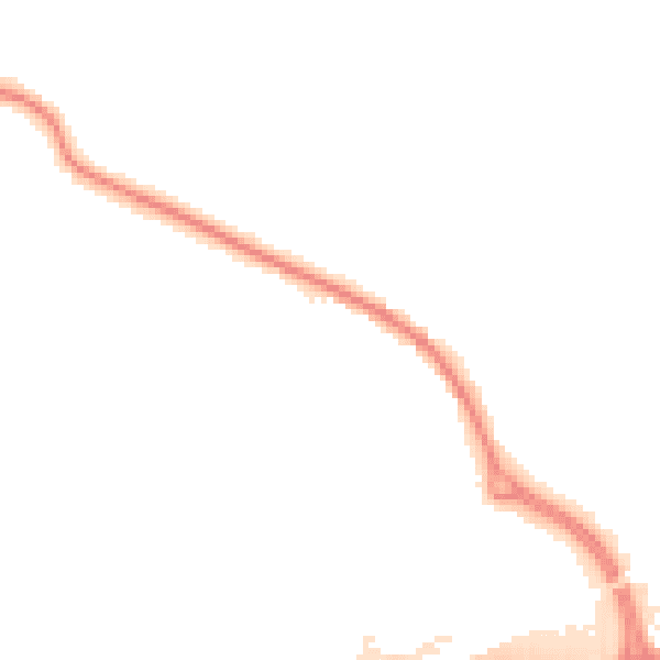 Night-time road noise heatmap for CO6 3HQ