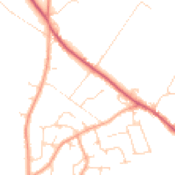 Daytime road noise heatmap for CO6 3JT