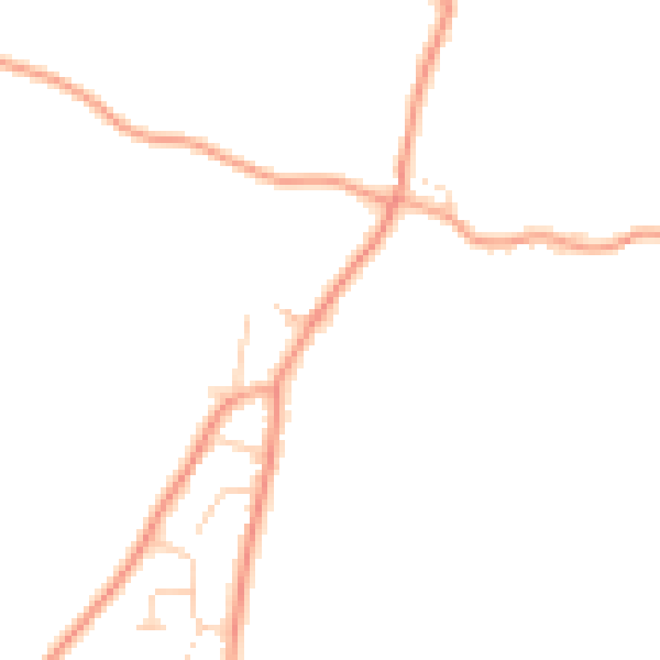 Daytime road noise heatmap for CO6 3PG