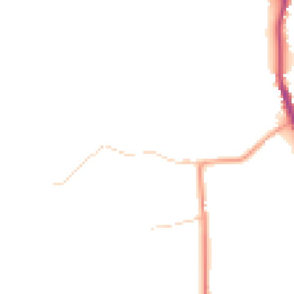 Daytime road noise heatmap for CO6 3QT