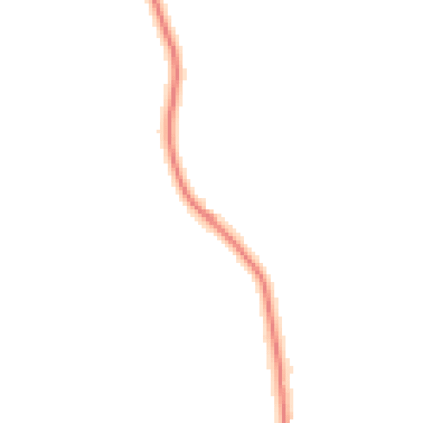 Night-time road noise heatmap for CO6 4AH