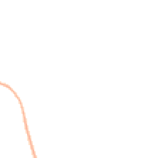 Night-time road noise heatmap for CO6 4DU