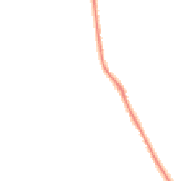 Night-time road noise heatmap for CO6 4EB