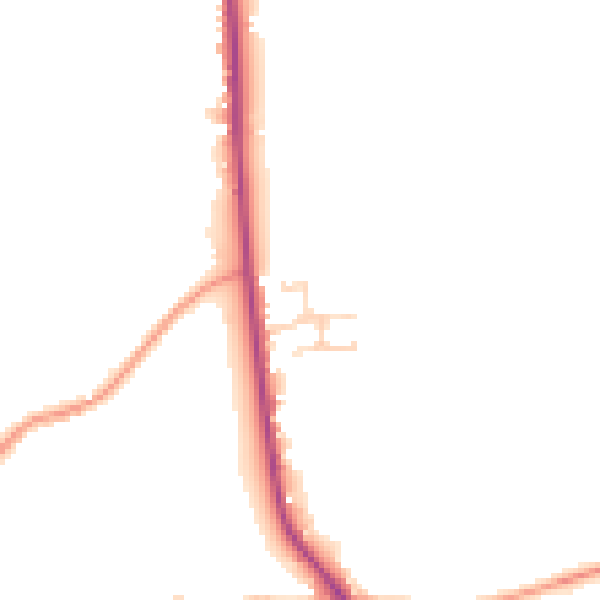 Daytime road noise heatmap for CO6 4EH