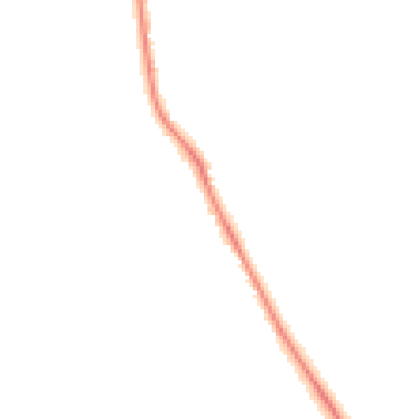 Night-time road noise heatmap for CO6 4ES