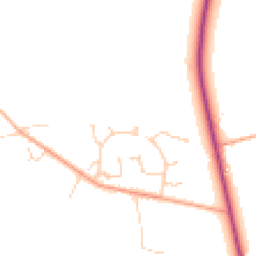 Daytime road noise heatmap for CO6 4NS