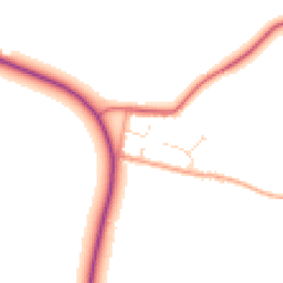 Daytime road noise heatmap for CO6 4QA