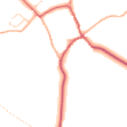 Daytime road noise heatmap for CO6 4QR