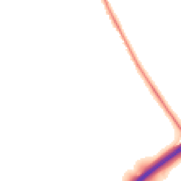 Night-time road noise heatmap for CO6 4TU