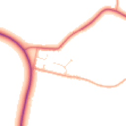 Daytime road noise heatmap for CO6 4UH