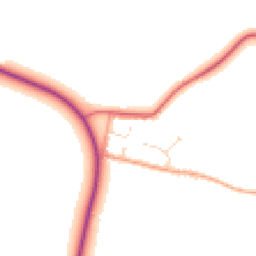 Daytime road noise heatmap for CO6 4UJ