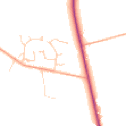 Daytime road noise heatmap for CO6 4UP