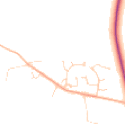 Daytime road noise heatmap for CO6 4UU