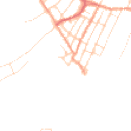 Daytime road noise heatmap for CO7 0BA