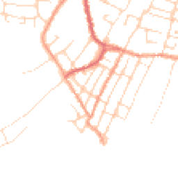 Daytime road noise heatmap for CO7 0DR