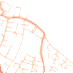 Daytime road noise heatmap for CO7 0NT