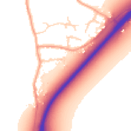 Daytime road noise heatmap for CO7 6JL
