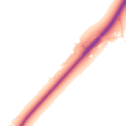 Night-time road noise heatmap for CO7 6LW