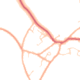 Daytime road noise heatmap for CO7 6QY