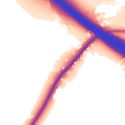 Daytime road noise heatmap for CO7 7FY